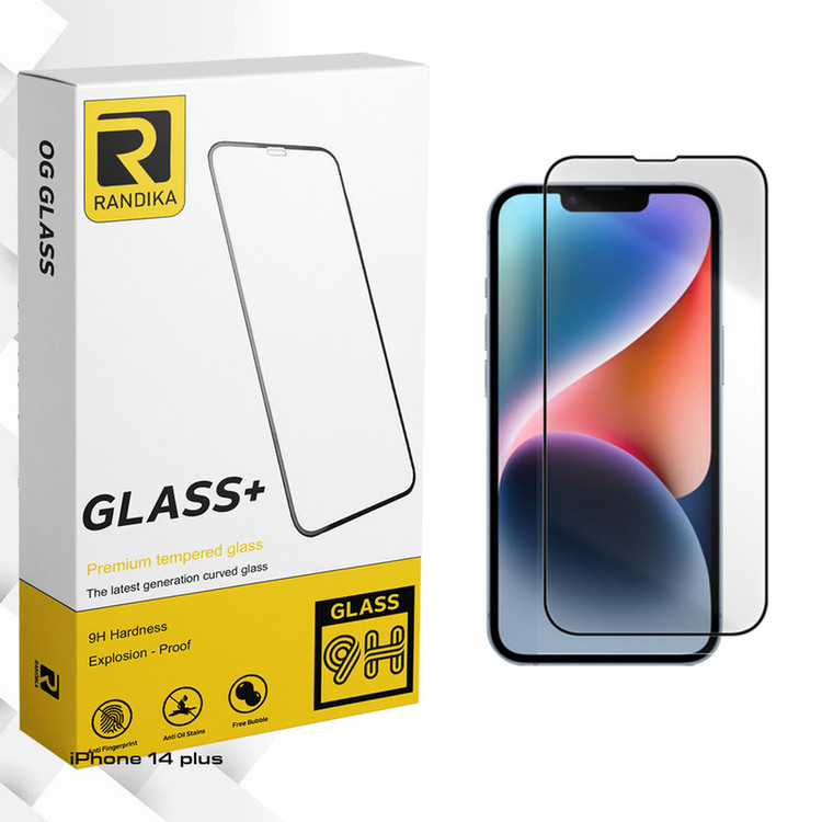محافظ صفحه نمایش شیشه ای راندیکا مدل Ra مناسب برای گوشی موبایل اپل iPhone 14 plus