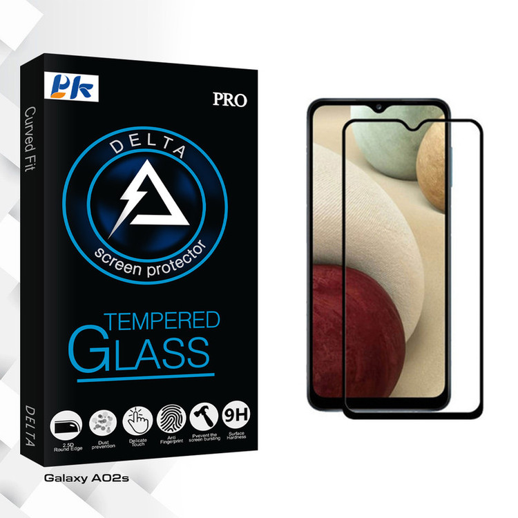 محافظ صفحه نمایش سرامیکی پی کی مدل Delta Glass مناسب برای گوشی موبایل سامسونگ Galaxy A02s