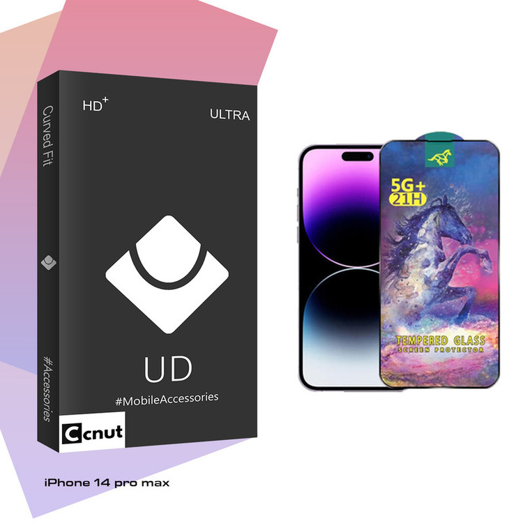 محافظ صفحه نمایش کوکونات مدل UDB h21D مناسب برای گوشی موبایل اپل iPhone 14 pro max