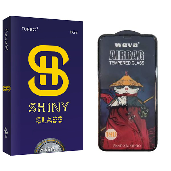 محافظ صفحه نمایش آتوچبو مدل Shiny Air Bag مناسب برای گوشی موبایل اپل iPhone XS Max