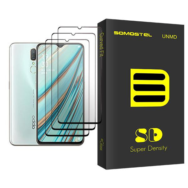 محافظ صفحه نمایش سوماستل مدل SD Glass MIX003 مناسب برای گوشی موبایل اوپو A9x بسته سه عددی