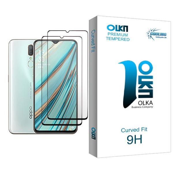 محافظ صفحه نمایش کولینگ مدل Olka Glass MIX002 مناسب برای گوشی موبایل اوپو A9x بسته دو عددی