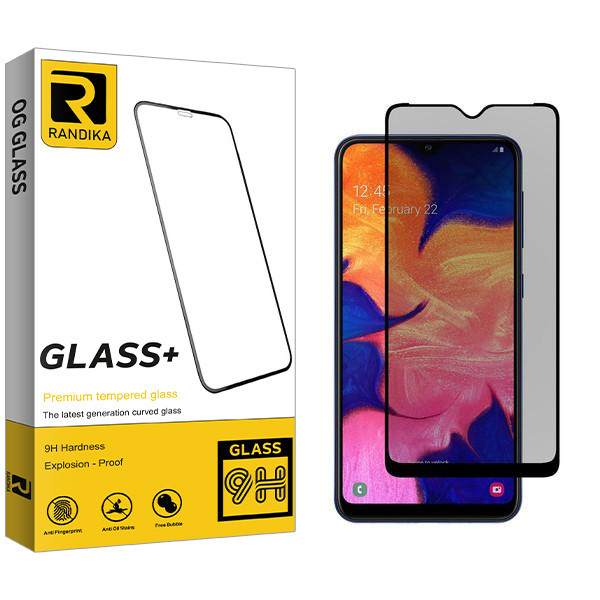 محافظ صفحه نمایش حریم شخصی راندیکا مدل RK مناسب برای گوشی موبایل سامسونگ Galaxy A10