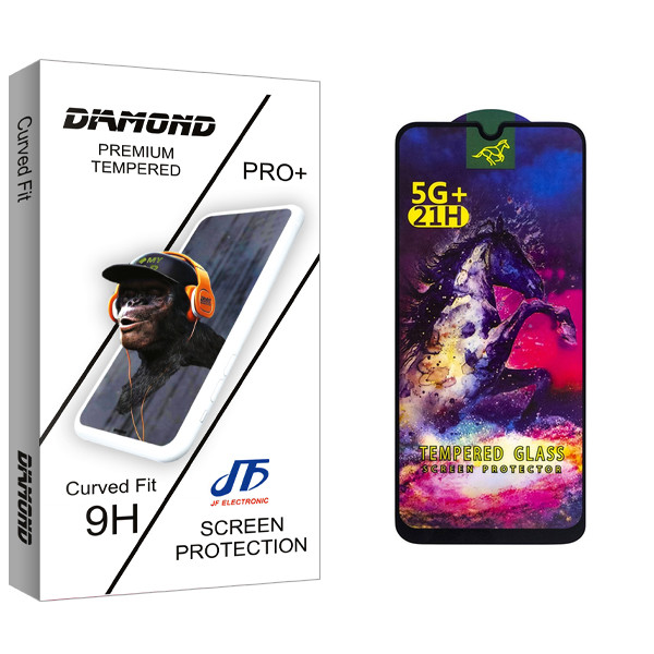 محافظ صفحه نمایش شیشه ای جی اف مدل Diamond HORSE مناسب برای گوشی موبایل سامسونگ Galaxy A02\A02s