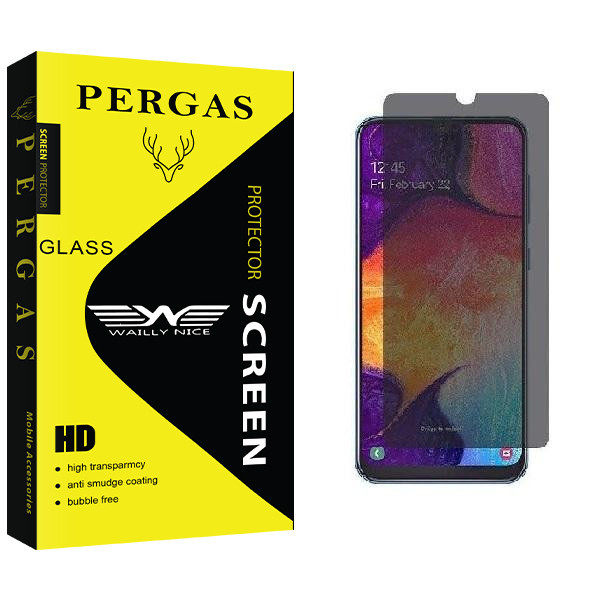 محافظ صفحه نمایش حریم شخصی وایلی نایس مدل Pergas مناسب برای گوشی موبایل سامسونگ Galaxy A12