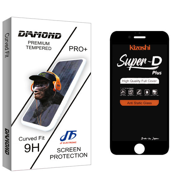 محافظ صفحه نمایش جی اف مدل Diamond Super Kizashi مناسب برای گوشی موبایل اپل iPhone 6s