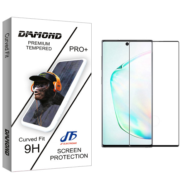 محافظ صفحه نمایش شیشه ای جی اف مدل Diamond FLGL مناسب برای گوشی موبایل سامسونگ Galaxy Note 10