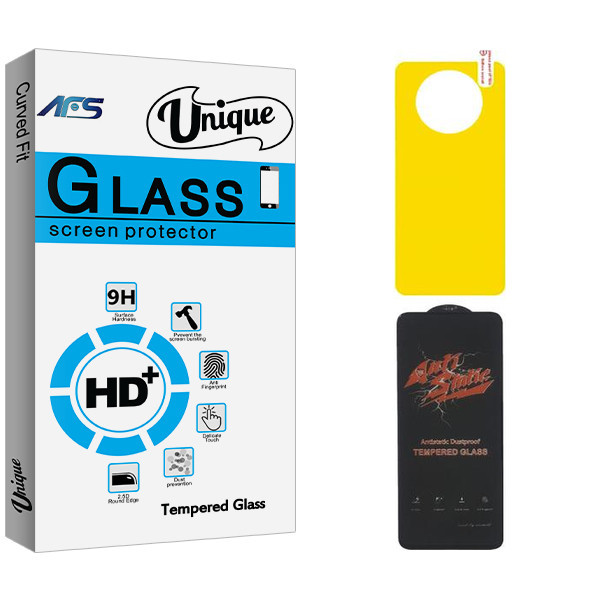 محافظ صفحه نمایش ای اف اس مدل Unique ANTI-STATIC مناسب برای گوشی موبایل شیائومی POCO X3 به همراه محافظ پشت گوشی