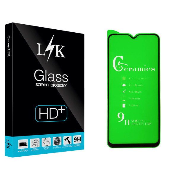 محافظ صفحه نمایش سرامیکی ال کی مدل Hard glass مناسب برای گوشی موبایل سامسونگ Galaxy A20s