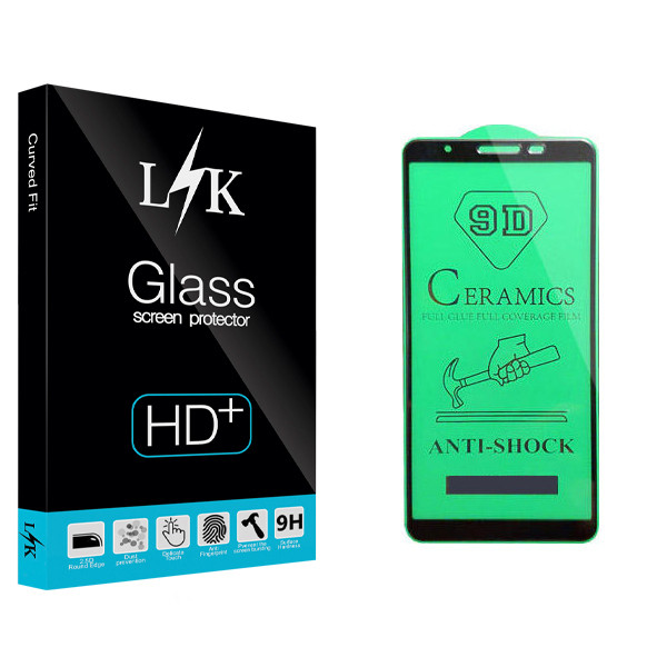 محافظ صفحه نمایش سرامیکی ال کی مدل Hard glass مناسب برای گوشی موبایل سامسونگ Galaxy A3 Core