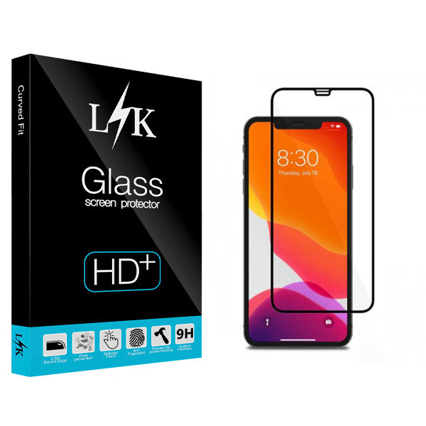 محافظ صفحه نمایش سرامیکی ال کی مدل Hard glass مناسب برای گوشی موبایل اپل iPhone 11