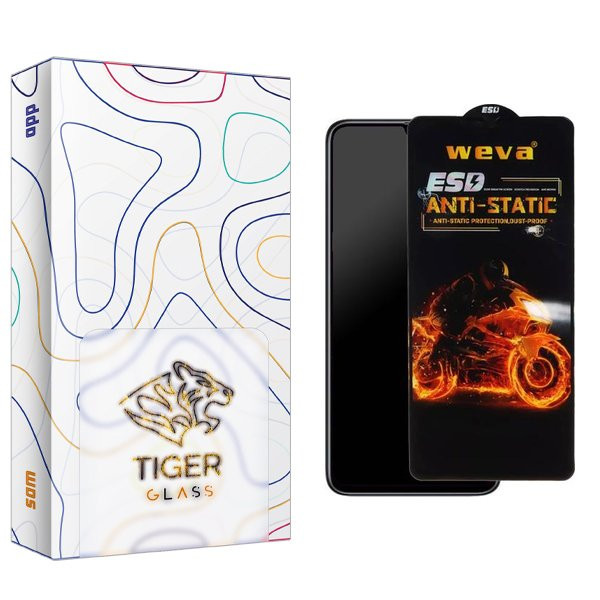 محافظ صفحه نمایش تایگر گلس مدل APL2 WevaESD مناسب برای گوشی موبایل اوپو A17