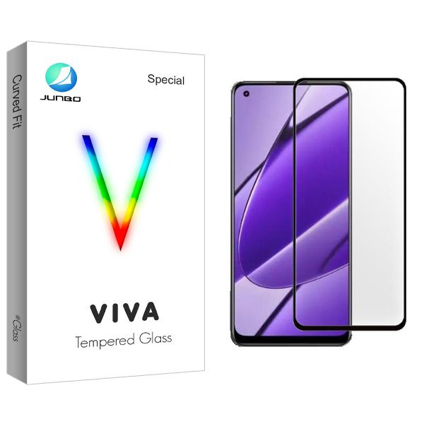 محافظ صفحه نمایش شیشه ای جانبو مدل Viva مناسب برای گوشی موبایل ریلمی 11 4G