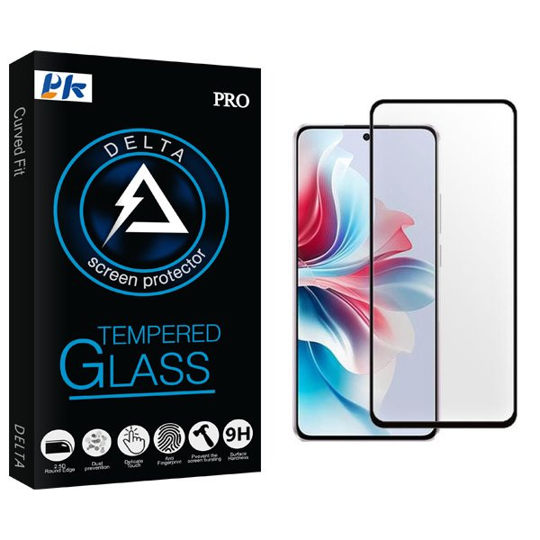 محافظ صفحه نمایش شیشه ای پی کی مدل Delta مناسب برای گوشی موبایل اوپو Reno 11F