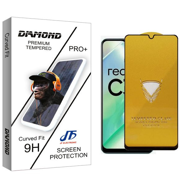 محافظ صفحه نمایش جی اف مدل Diamond OG مناسب برای گوشی موبایل ریلمی C33