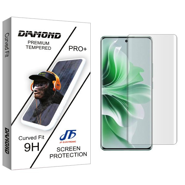 محافظ صفحه نمایش جی اف مدل Diamond UV مناسب برای گوشی موبایل اوپو Reno 11