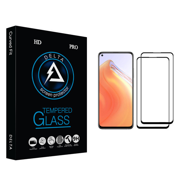 محافظ صفحه نمایش دلتا مدل Fit مناسب برای گوشی موبایل شیائومی Mi 10T 5G بسته دو عددی
