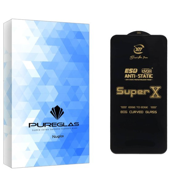 محافظ صفحه نمایش پیور گلس مدل NueGlas Supx_Ant مناسب برای گوشی موبایل ریلمی 1+9RT