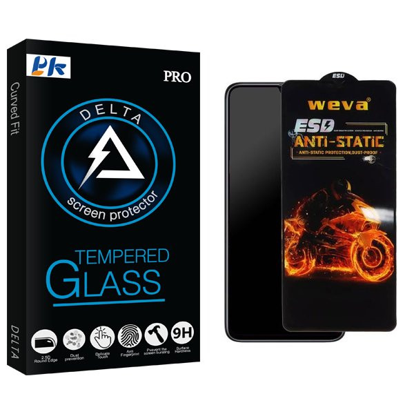 محافظ صفحه نمایش پی کی مدل Delta WevaESD مناسب برای گوشی موبایل سامسونگ Galaxy F12