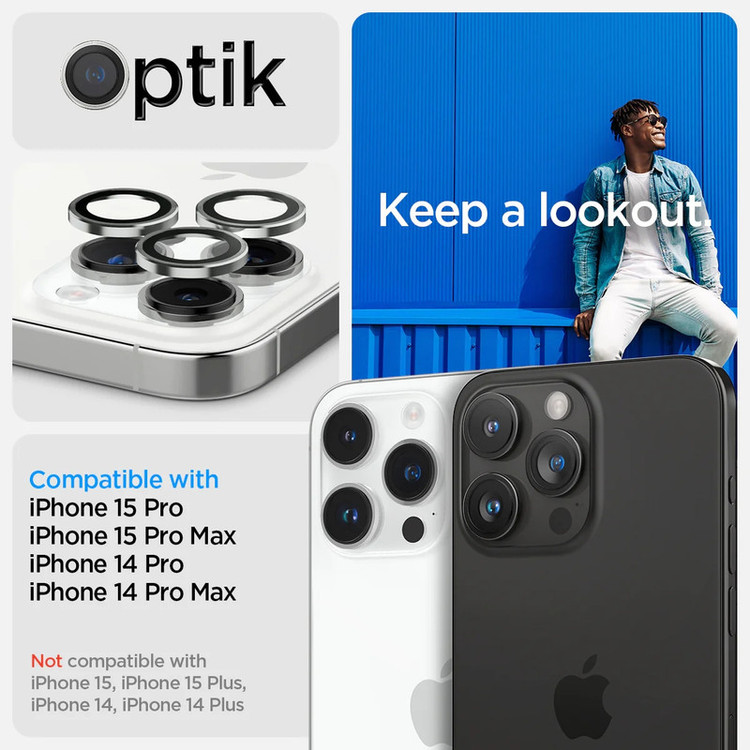محافظ لنز دوربین آتوچبو مدل رینگی مناسب برای گوشی موبایل اپل iPhone 15 Pro