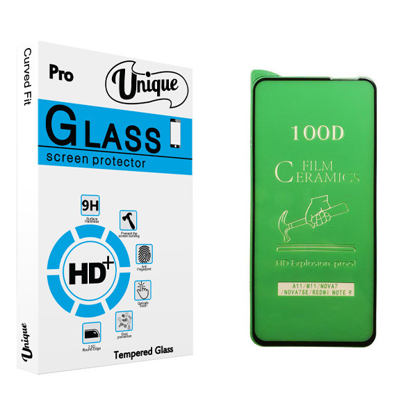 محافظ صفحه نمایش سرامیکی یونیک مدل +Clear مناسب برای گوشی موبایل سامسونگ Galaxy A11