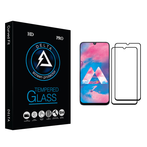 محافظ صفحه نمایش دلتا مدل Fit مناسب برای گوشی موبایل سامسونگ Galaxy M30 بسته دو عددی