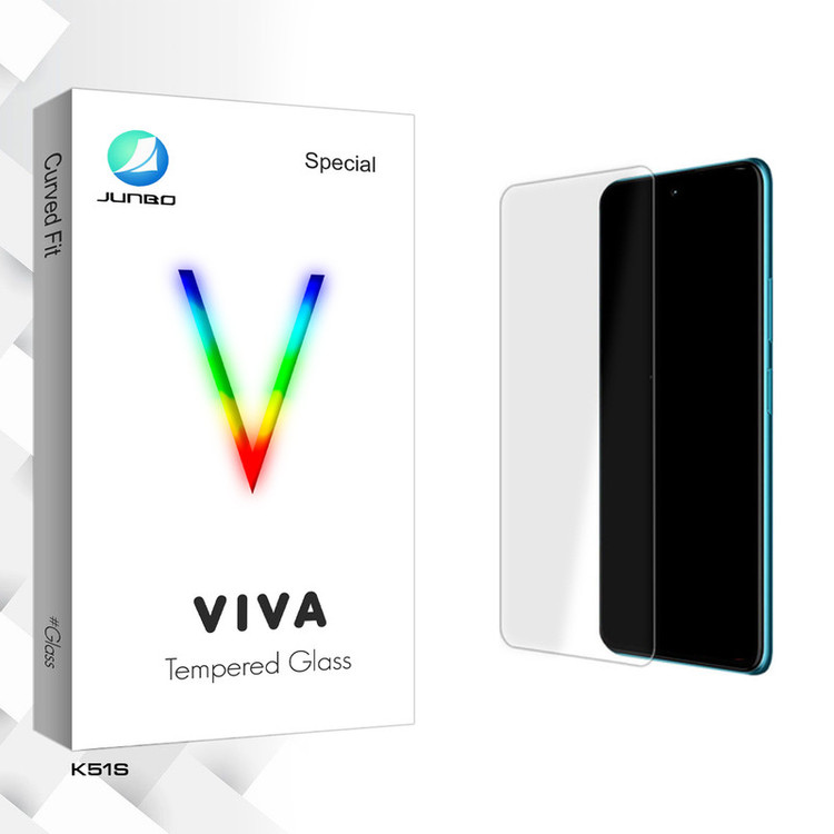 محافظ صفحه نمایش شیشه ای جانبو مدل Viva Glass MIX مناسب برای گوشی موبایل ال جی K51S