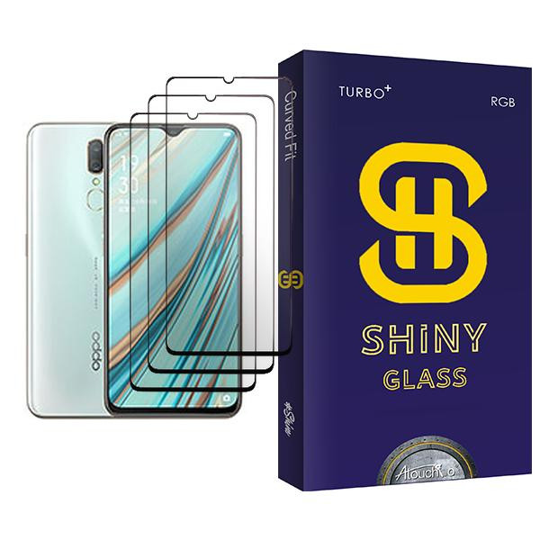 محافظ صفحه نمایش آتوچبو مدل Shiny Glass MIX003 مناسب برای گوشی موبایل اوپو A9x بسته سه عددی