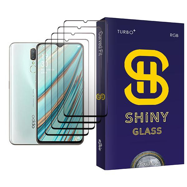 محافظ صفحه نمایش آتوچبو مدل Shiny Glass MIX004 مناسب برای گوشی موبایل اوپو A9x بسته چهار عددی