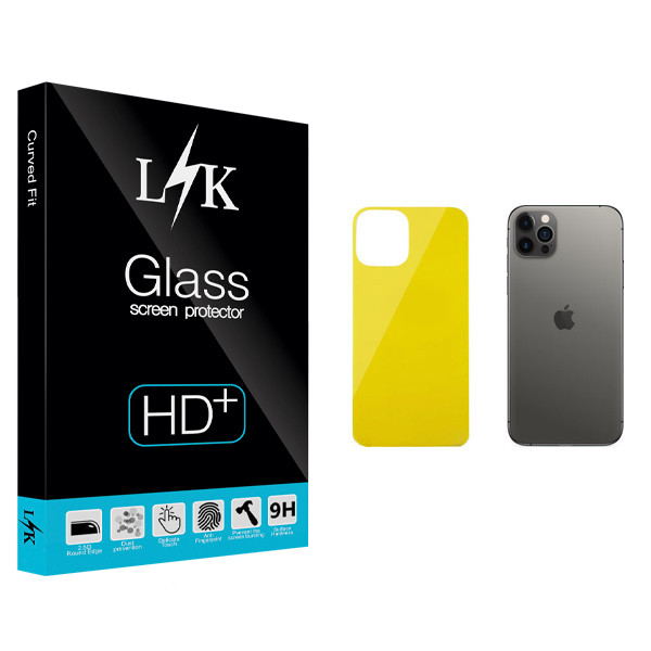 محافظ پشت گوشی ال کی مدل Hard glass مناسب برای گوشی موبایل اپل iPhone 12 Pro