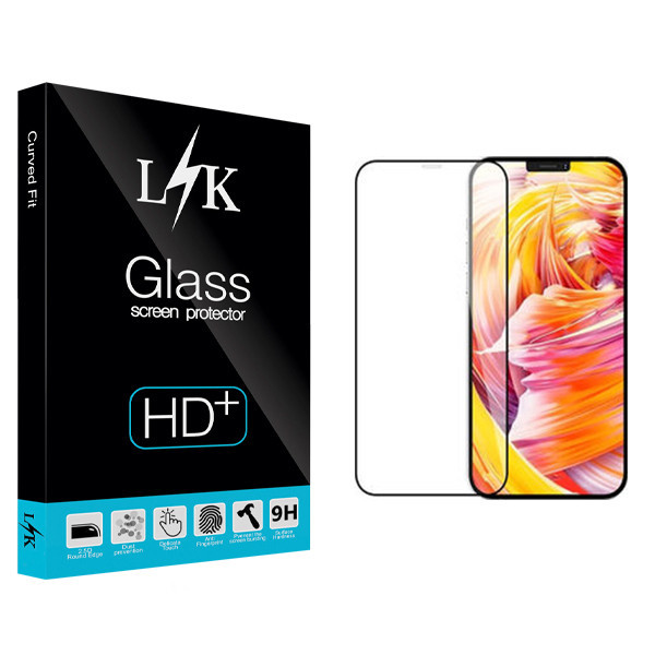 محافظ صفحه نمایش ال کی مدل Hard glass مناسب برای گوشی موبایل اپل iPhone 12 mini