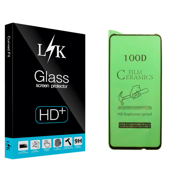محافظ صفحه نمایش سرامیکی ال کی مدل Hard glass مناسب برای گوشی موبایل هوآوی Y9 Prime 2019