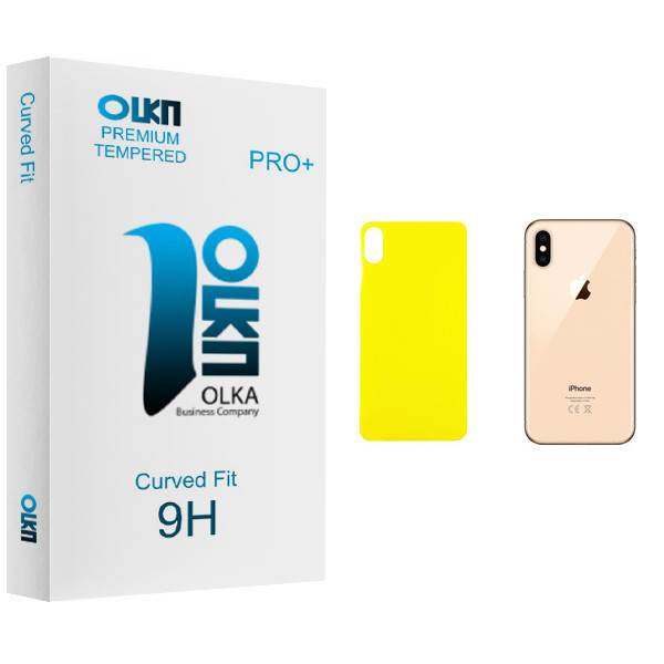 محافظ پشت گوشی الکا مدل Premium glass مناسب برای گوشی موبایل اپل iPhone XS Max