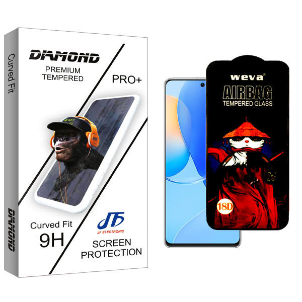 محافظ صفحه نمایش شیشه ای جی اف مدل Diamond Glass AirBag مناسب برای گوشی موبایل هوآوی Nova 9 SE