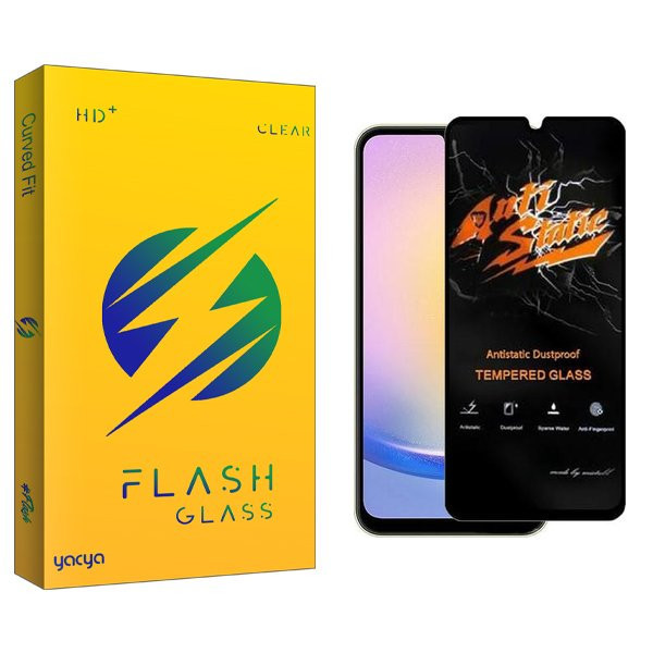 محافظ صفحه نمایش یاکیا مدل Yac Antistatic مناسب برای گوشی موبایل سامسونگ Galaxy A25