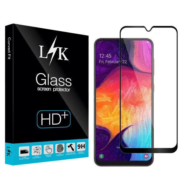 محافظ صفحه نمایش سرامیکی ال کی مدل Hard glass مناسب برای گوشی موبایل سامسونگ Galaxy A50