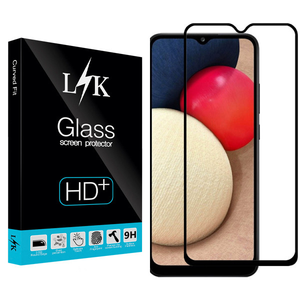محافظ صفحه نمایش سرامیکی ال کی مدل Hard glass مناسب برای گوشی موبایل سامسونگ Galaxy A70/ A02
