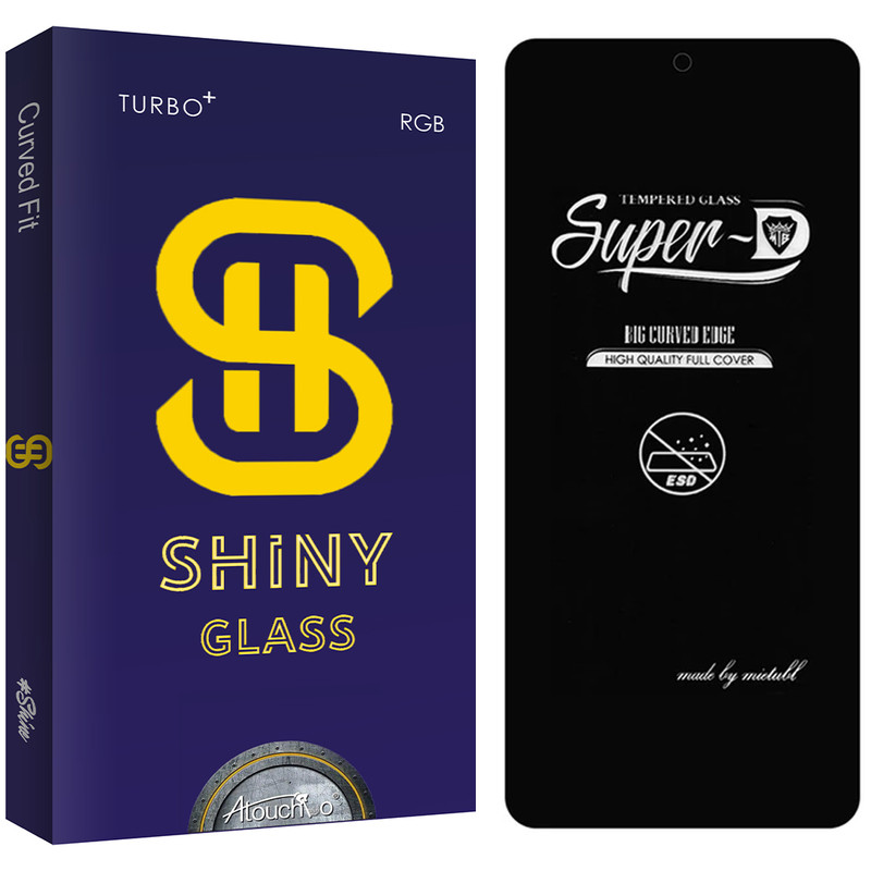 محافظ صفحه نمایش آتوچبو مدل Shiny SuperD مناسب برای گوشی موبایل شیائومی Redmi 12 4G / Redmi 12 5G / Redmi Note 12R / Poco M6 Pro