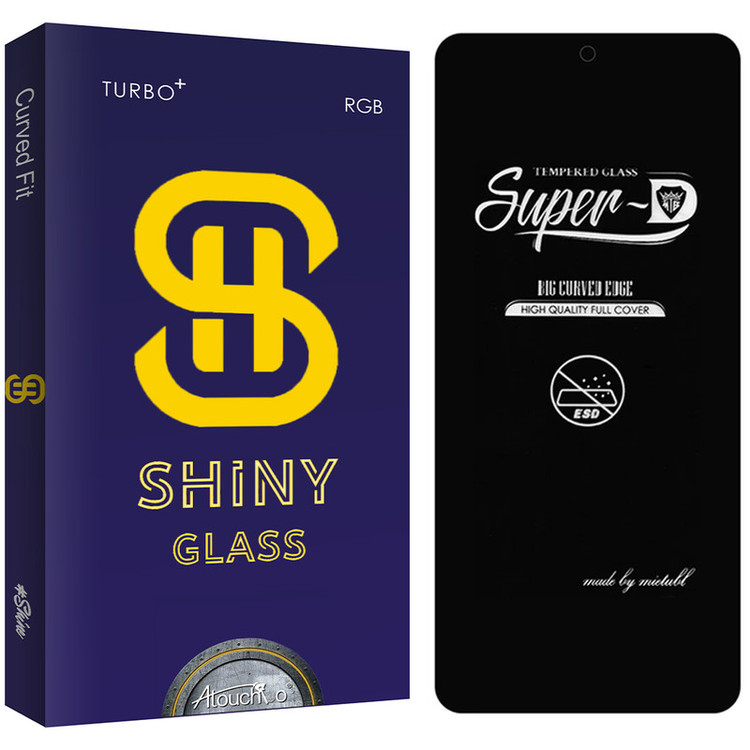 محافظ صفحه نمایش آتوچبو مدل Shiny SuperD مناسب برای گوشی موبایل شیائومی Redmi 12 4G / Redmi 12 5G / Redmi Note 12R / Poco M6 Pro