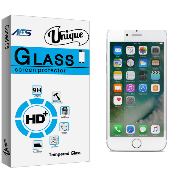 محافظ صفحه نمایش نایت ای اف اس مدل Unique Glass مناسب برای گوشی موبایل اپل IPhone 7 PLUS / 8 PLUS