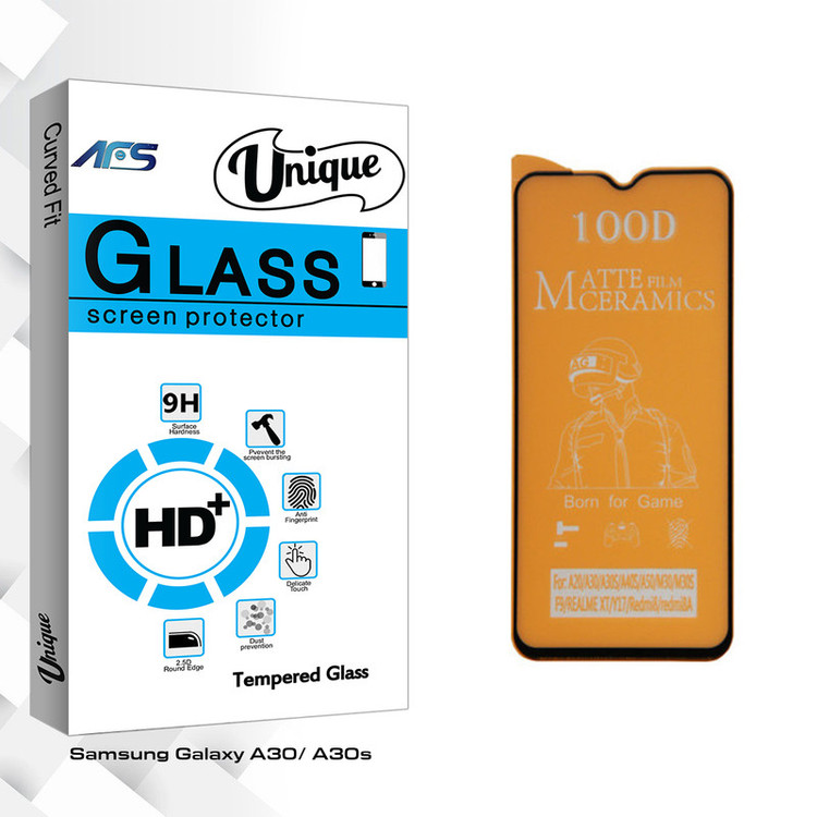 محافظ صفحه نمایش مات ای اف اس مدل Unique Glass مناسب برای گوشی موبایل سامسونگ Galaxy A30/ A30s