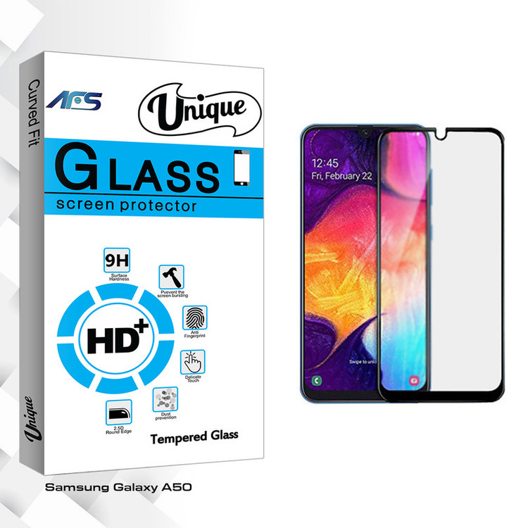 محافظ صفحه نمایش مات ای اف اس مدل Unique Glass مناسب برای گوشی موبایل سامسونگ Galaxy A50