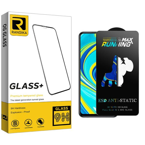 محافظ صفحه نمایش راندیکا مدل RKnewpkg Running Max مناسب برای گوشی موبایل شیائومی  Redmi Note 9 Pro