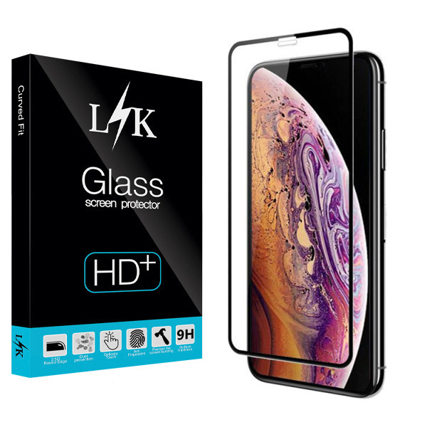 محافظ صفحه نمایش ال کی مدل +HD مناسب برای گوشی موبایل اپل Iphone Xs max/ 11pro max