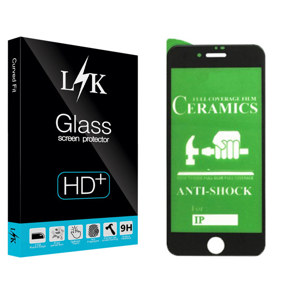 محافظ صفحه نمایش ال کی مدل +HD مناسب برای گوشی موبایل اپل Iphone 7/8 Plus