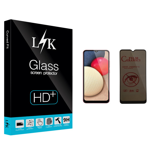 محافظ صفحه نمایش حریم شخصی ال کی مدل +HD مناسب برای گوشی موبایل سامسونگ Galaxy A02s