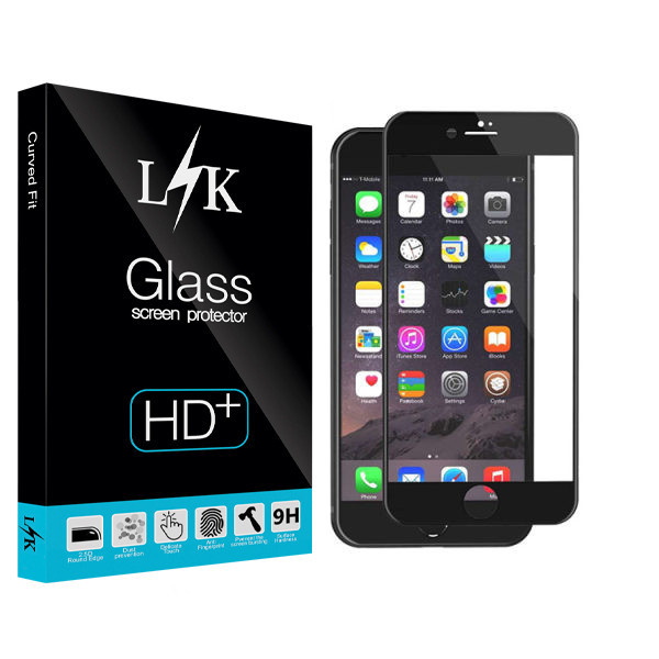 محافظ صفحه نمایش سرامیکی ال کی مدل +HD مناسب برای گوشی موبایل اپل Iphone 7 plus