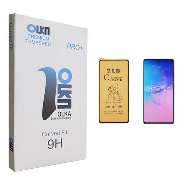 محافظ صفحه نمایش سرامیکی الکا مدل +PRO مناسب برای گوشی موبایل سامسونگ Galaxy A91
