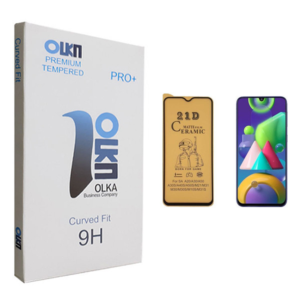 محافظ صفحه نمایش سرامیکی الکا مدل +PRO مناسب برای گوشی موبایل سامسونگ Galaxy M21