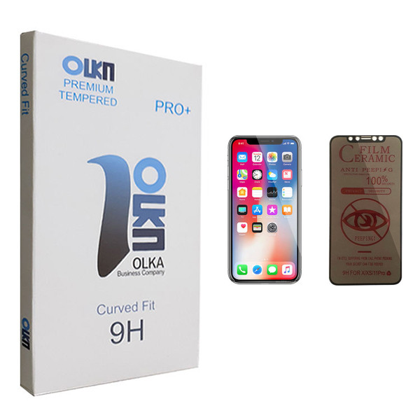 محافظ صفحه نمایش حریم شخصی الکا مدل +PRO مناسب برای گوشی موبایل اپل iPhone X